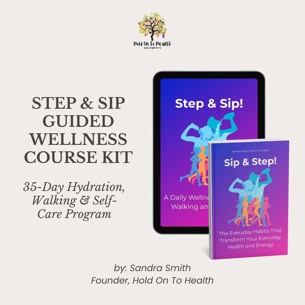 Step & Sip: A 35-Day Guided Wellness Course Kit