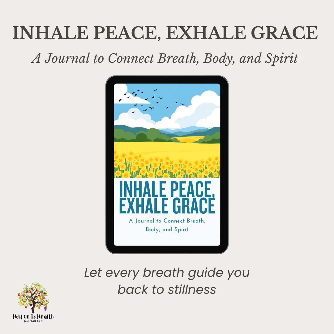 Inhale Peace, Exhale Grace: A Journal to Connect Breath, Body, and Spirit