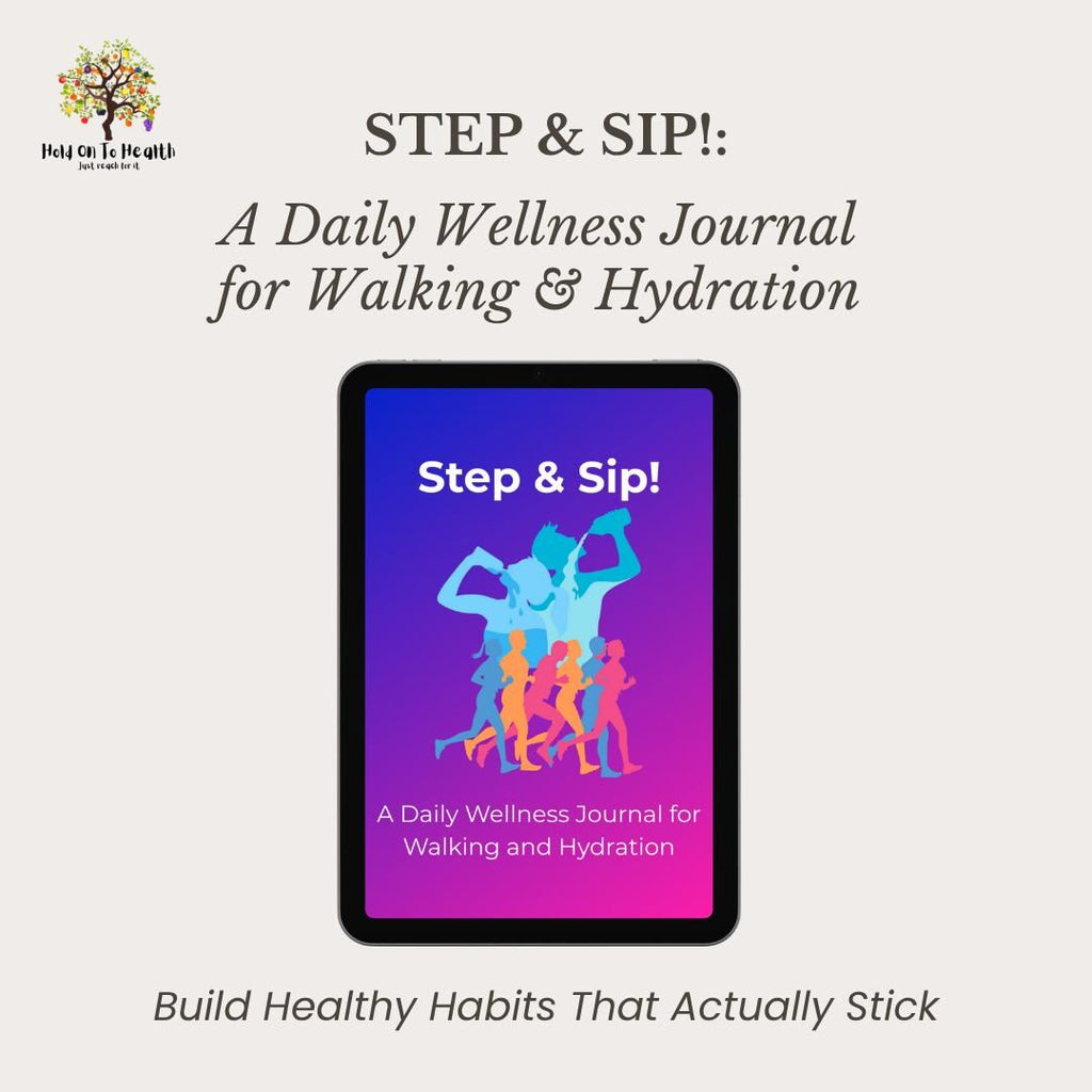 Step & Sip: A Daily Wellness Journal for Walking and Hydration