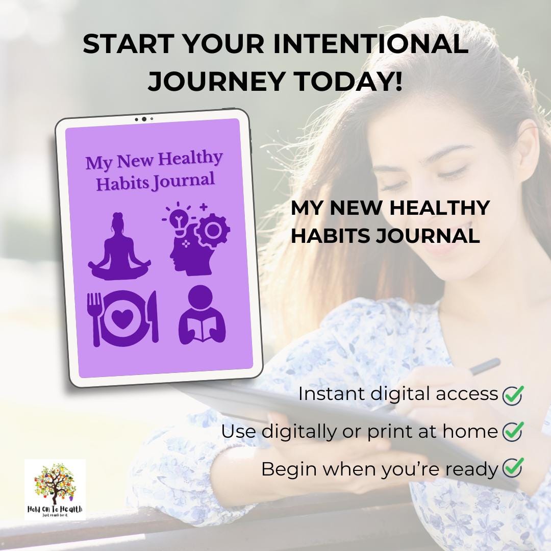 My New Healthy Habits Journal