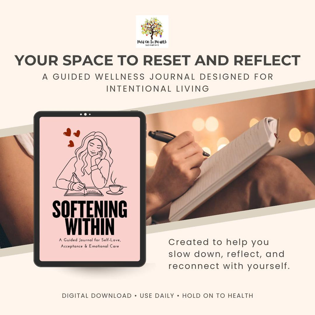 Softening Within: A Guided Journal for Self-Love, Acceptance & Emotional Care