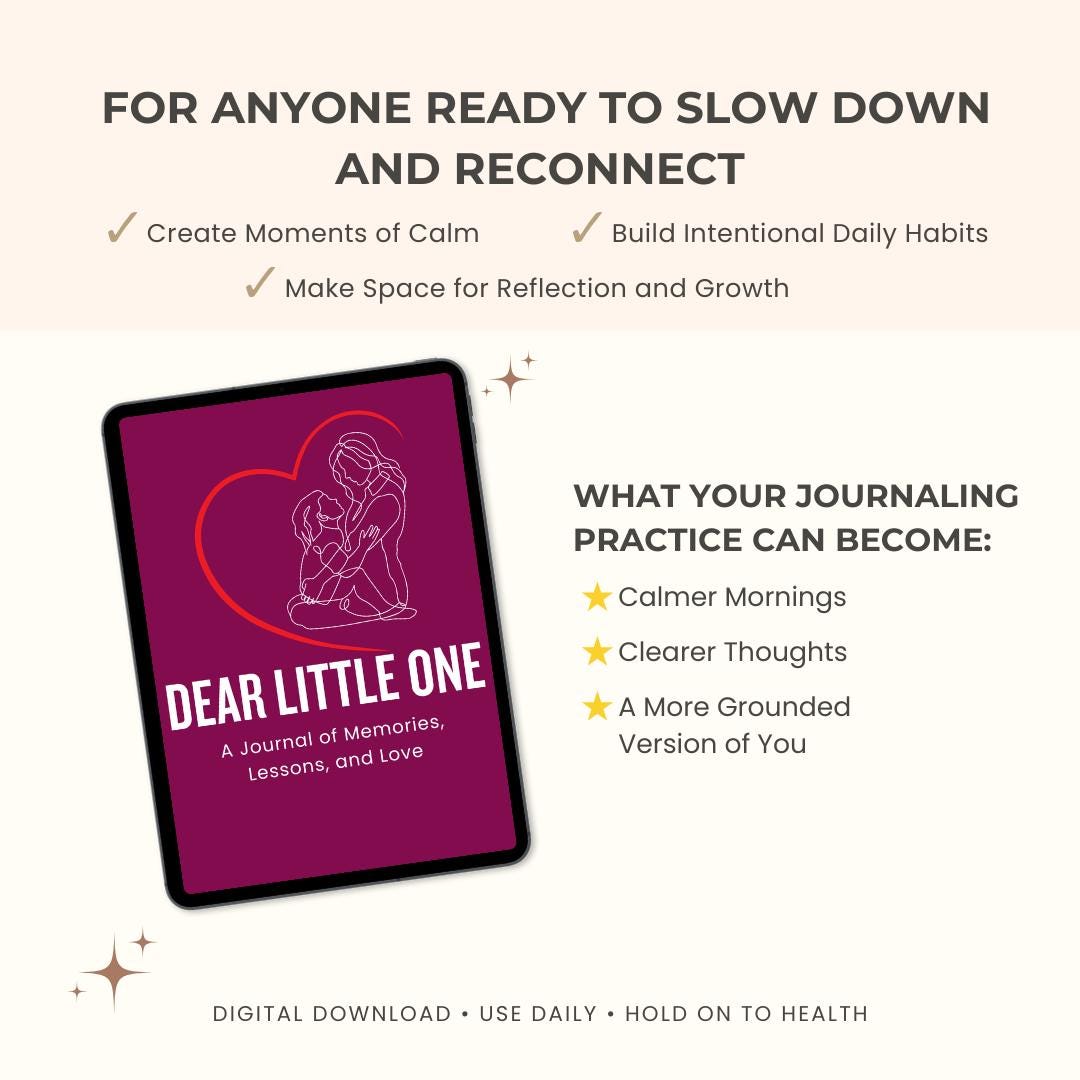 Dear Little One: A Journal of Memories, Lessons, and Love