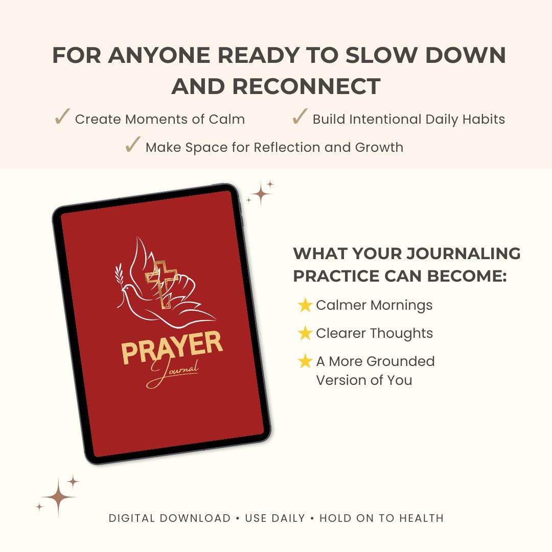 Prayer Journal | A Guided Christian Companion for Daily Reflection and Spiritual Growth
