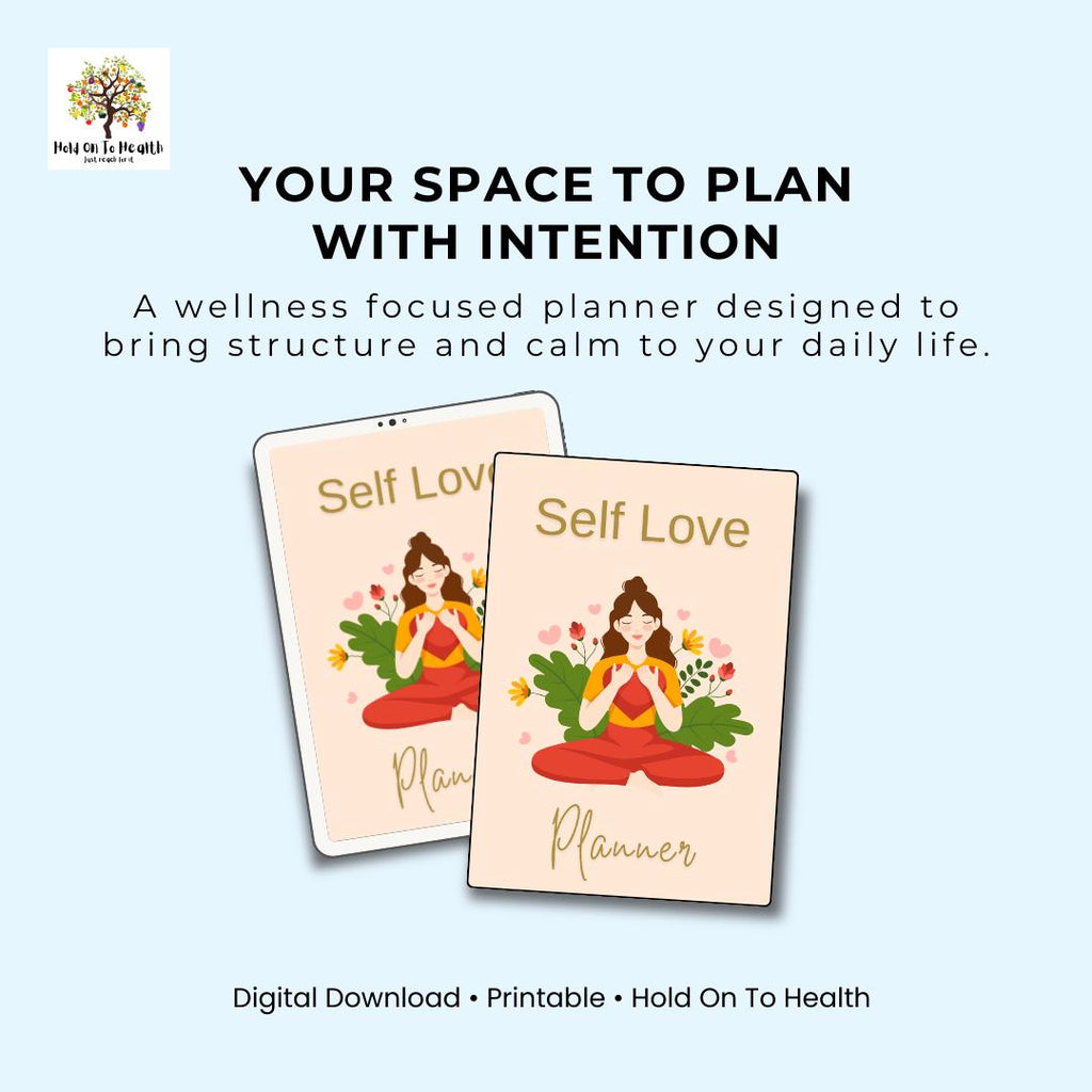 Self Love Printable Planner – Daily Reflection, Growth & Mindfulness