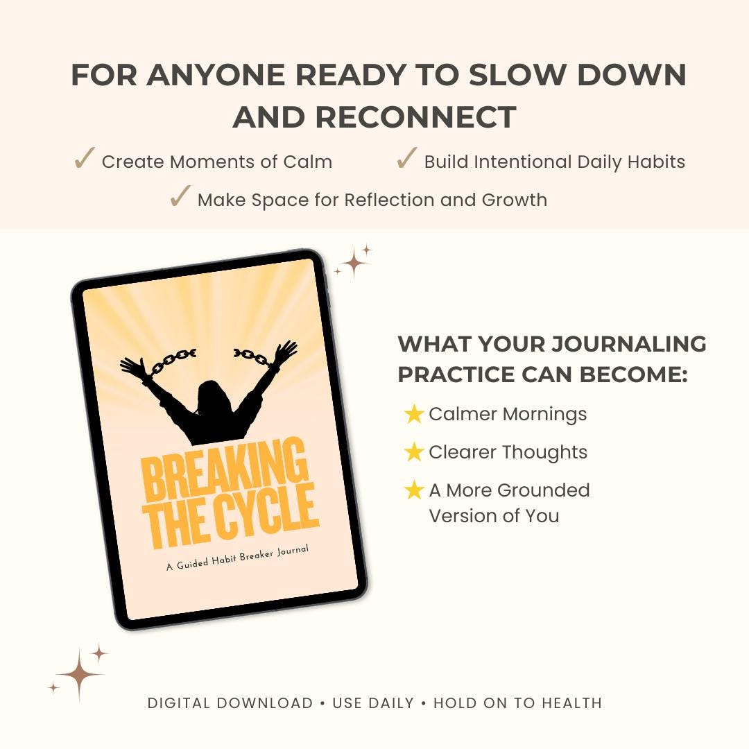 Breaking the Cycle: A Guided Habit Breaker Journal