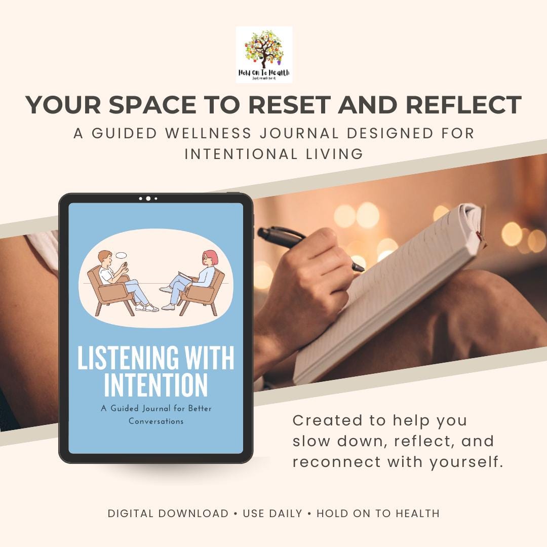 Listening with Intention: A Guided Journal for Better Conversations