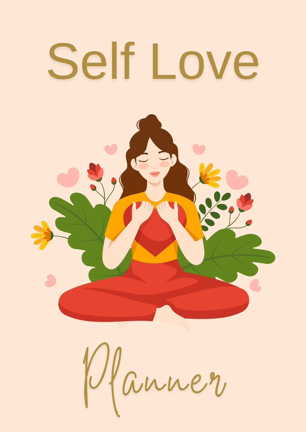 Self Love Printable Planner – Daily Reflection, Growth & Mindfulness