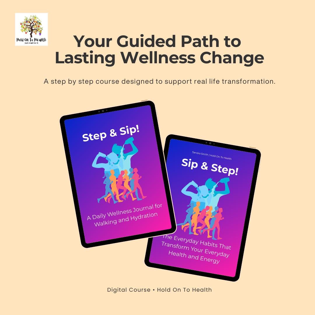 Step & Sip: A 35-Day Guided Wellness Course Kit