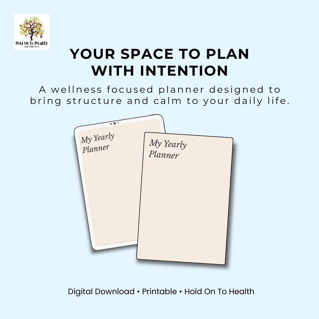 My Yearly Journal | A 52-Week Undated Journal for Goal Setting, Habit Tracking, and Productivity