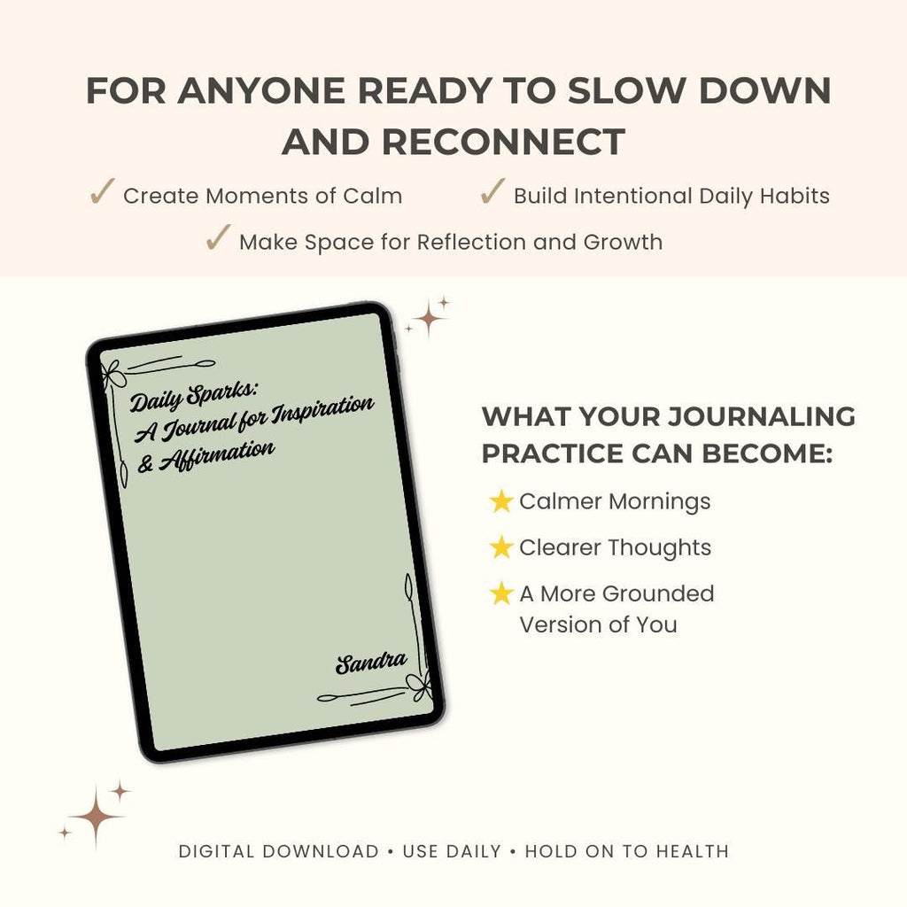 Daily Sparks: A Journal for Inspiration & Affirmation