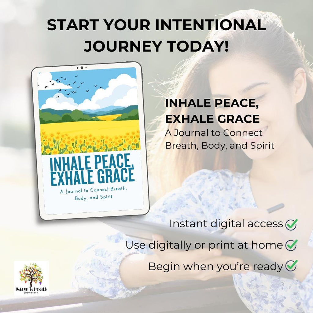 Inhale Peace, Exhale Grace: A Journal to Connect Breath, Body, and Spirit