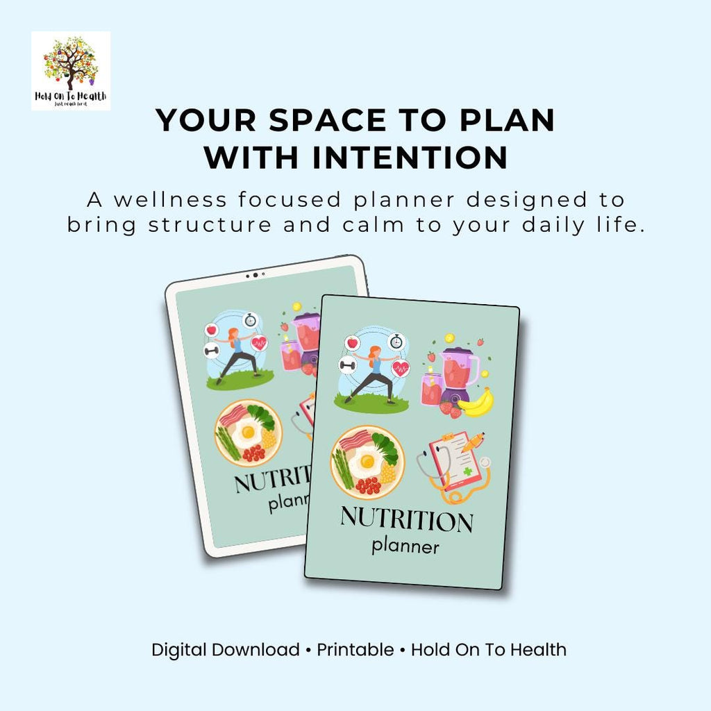 Nutrition Planner: 65-Page Health & Meal Tracking Journal