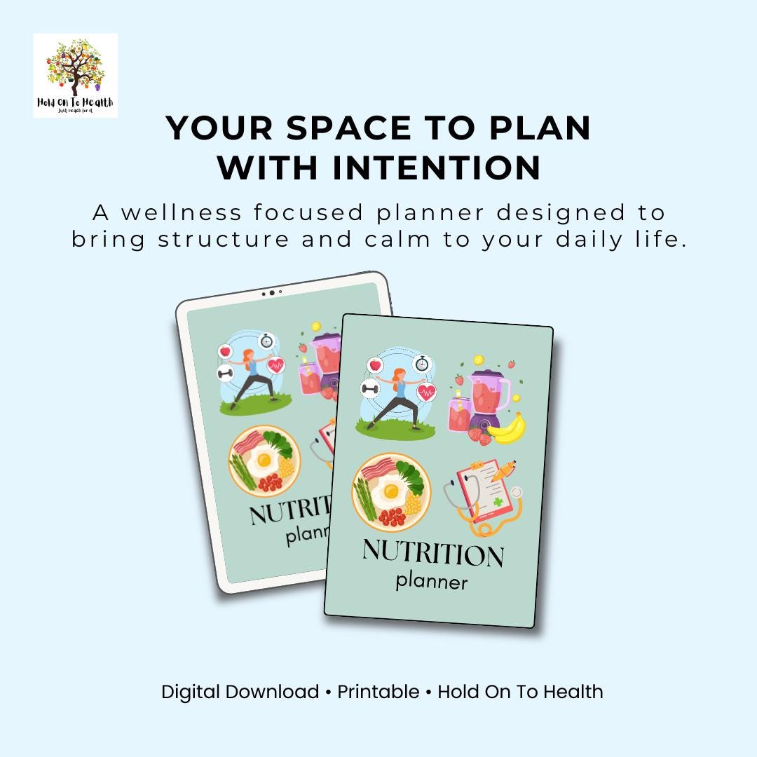 Nutrition Planner: 65-Page Health & Meal Tracking Journal