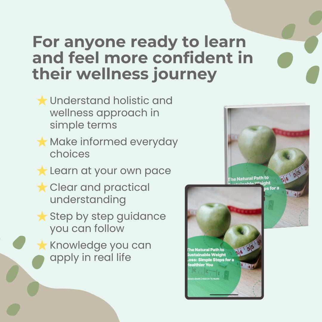 The Natural Path to Sustainable Weight Loss: Simple Steps for a Healthier You