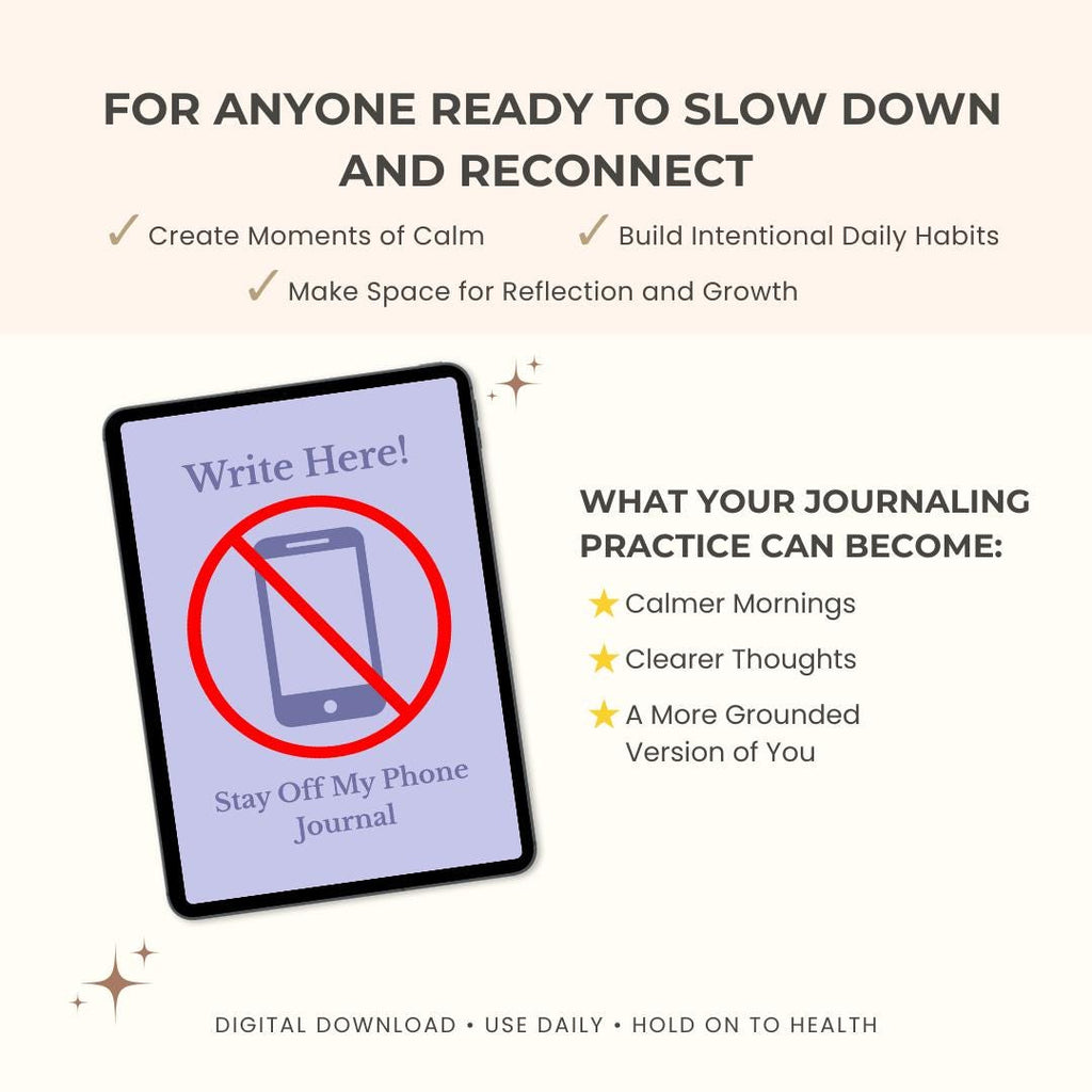 Write Here – Stay Off My Phone Journal