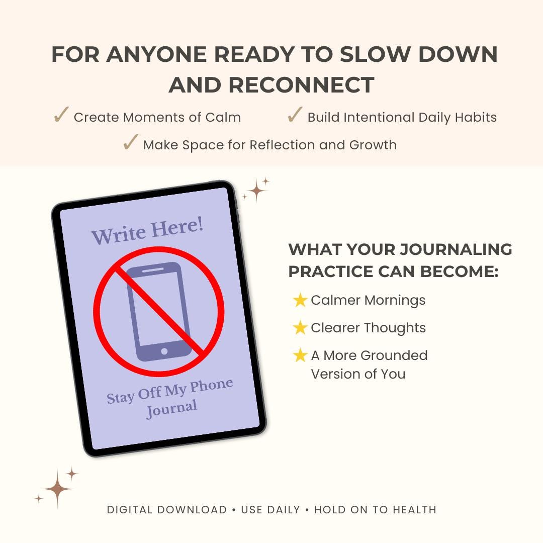 Write Here – Stay Off My Phone Journal