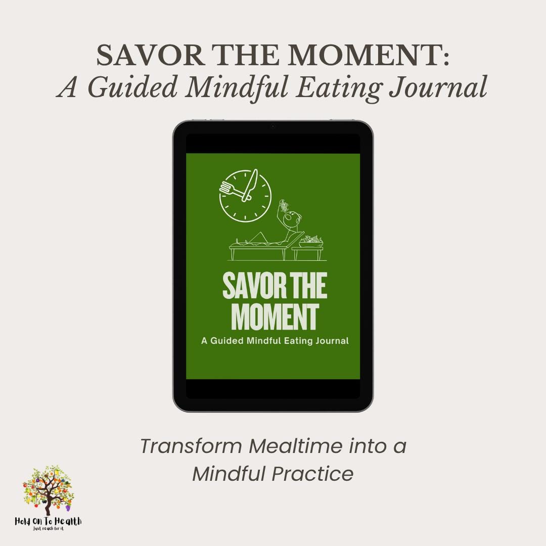 Savor the Moment: A Guided Mindful Eating Journal
