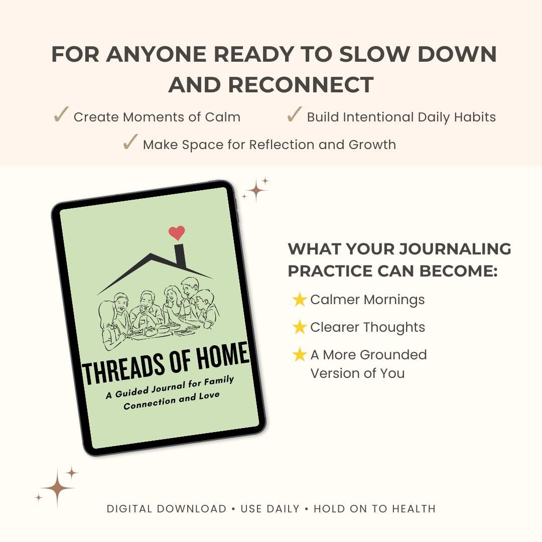 Threads of Home: A Guided Family Connection Journal