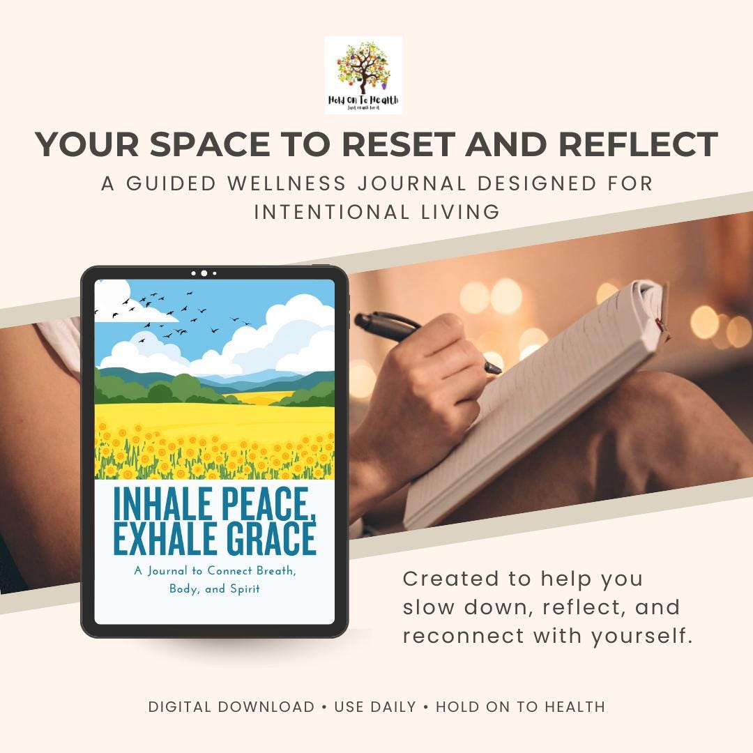 Inhale Peace, Exhale Grace: A Journal to Connect Breath, Body, and Spirit